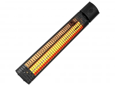 MalTec Nástěnný infračervený ohřívač, 2000 W, IP55, černý