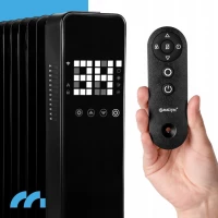 MalTec Olejový radiátor s WiFi, ProOil 2500 W, 11 žeber, černý