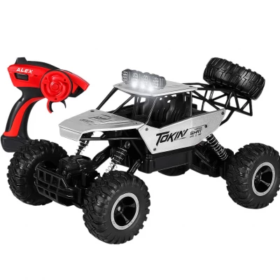 KIK KX7501 Terénní auto Rock Crawler TOKIN, kov, 2.4GHz, 1 : 12, 15 km/h, 34 cm, stříbrné