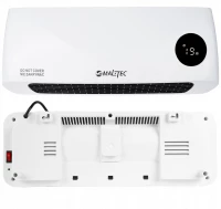 MalTec PT3800Wt Nástenný teplovzdušný ventilátor, 2000 W, biely
