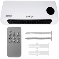 MalTec PT3800Wt Nástenný teplovzdušný ventilátor, 2000 W, biely