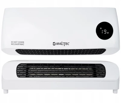 MalTec PT3800Wt Nástenný teplovzdušný ventilátor, 2000 W, biely