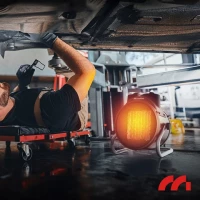 MalTec Teplovzdušný ventilátor PTC Inferno 4000, 2 kW, černý