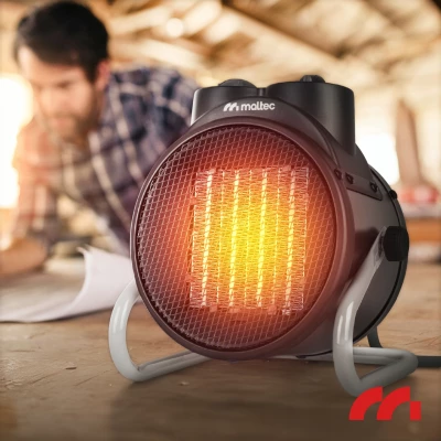 MalTec Teplovzdušný ventilátor PTC Inferno 4000, 2 kW, černý