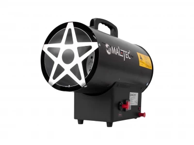 MalTec GAS-2500 Plynový ohřívač s termostatem 25 kW, černý