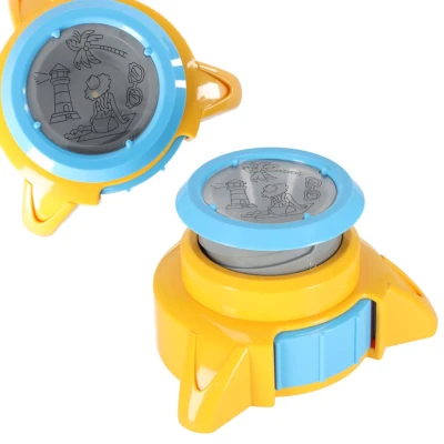 KIK KX2933 Dětský projektor – kreslící stolík se šablonami a fixami, růžová