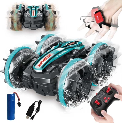 KIK KX2924 Obojživelné RC auto ovládané gesty Amphibious 1 : 16, 4x4, 360°, 2,4 GHz, 3,7 V