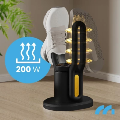 MalTec Elektrický sušič obuvi s ozónom 200 W, čierny