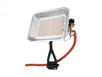 MalTec Plynový ohřívač na PB bombu 4,5kW hadice + regulátor + držák