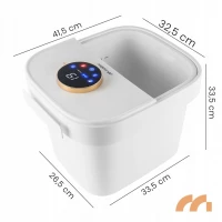 MalTec Hydro masážny prístroj na nohy PRO-Hydro 500W, biely