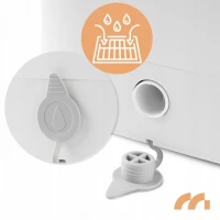 MalTec Hydro masážny prístroj na nohy PRO-Hydro 500W, biely