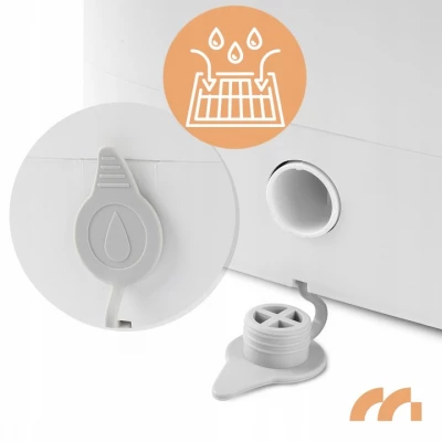 MalTec Hydro masážny prístroj na nohy PRO-Hydro 500W, biely