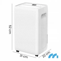 MalTec DH-20330A Odvlhčovač vzduchu s WiFi, 330W, 20L, biely
