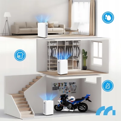MalTec DH-20330A Odvlhčovač vzduchu s WiFi, 330W, 20L, biely