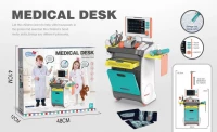 KIK KX2948 Dětská lékařská stanice - Medical Desk, 34 dílů