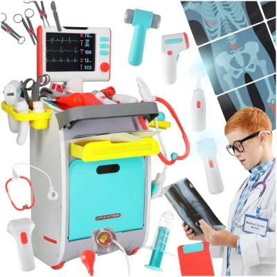 KIK KX2948 Dětská lékařská stanice - Medical Desk, 34 dílů