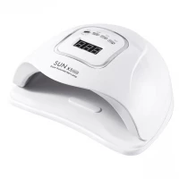 KIK KX2979 Duálna UV/LED lampa na nechty SUN X5, 150 W - MAX s LCD displejom