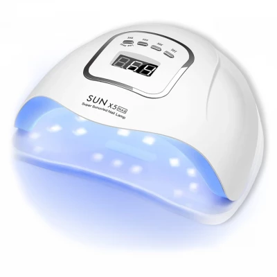 KIK KX2979 Duálna UV/LED lampa na nechty SUN X5, 150 W - MAX s LCD displejom