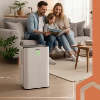 Ruhhy 26497 Odvlhčovač vzduchu WiFi 200 W, 2000 ml, biely