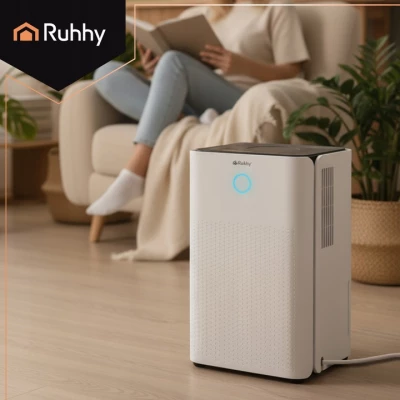 Ruhhy 26497 Odvlhčovač vzduchu WiFi 200 W, 2000 ml, biely