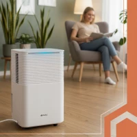 Ruhhy 26498 Odvlhčovač Dryzix 500, WiFi, 200 W, 2000 ml, biely