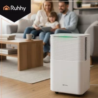 Ruhhy 26498 Odvlhčovač Dryzix 500, WiFi, 200 W, 2000 ml, biely