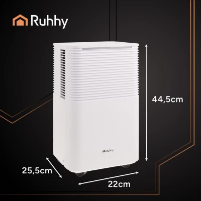 Ruhhy 26498 Odvlhčovač Dryzix 500, WiFi, 200 W, 2000 ml, biely