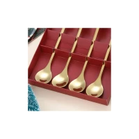 eCa LYZ4 Luxusná sada vianočných lyžičiek, 4 ks