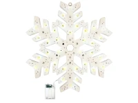 Verk 26097 Vánoční závěsná LED Sněhová vločka 40 cm, 35 LED, teplá bílá