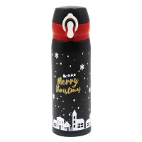 eCa BD39CZ Vánoční termoska 500 ml, černá