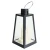eCa LAMP55 Dekoratívny LED lampáš so sviečkami 22 cm, čierny