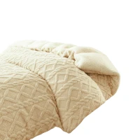 eCa KOC14K Super měkká XL plyšová deka, 180 x 220 cm, krémová