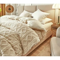 eCa KOC14K Super měkká XL plyšová deka, 180 x 220 cm, krémová