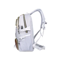 eCa PL181 Univerzální cestovní batoh, USB, voděodolný, 30 l, 52 x 34 x 19 cm, šedá