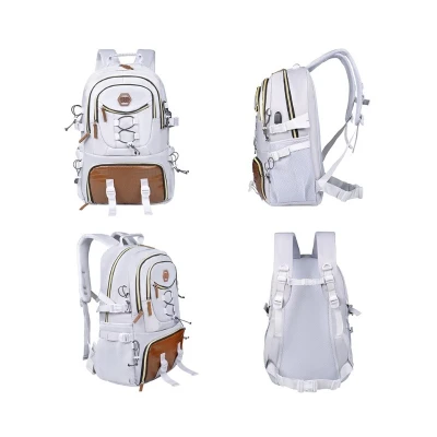 eCa PL181 Univerzální cestovní batoh, USB, voděodolný, 30 l, 52 x 34 x 19 cm, šedá