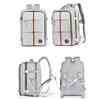 eCa PL180 Elegantní cestovní batoh / kabinové zavazadlo, 25 l, 42 x 28 x 21 cm, šedá