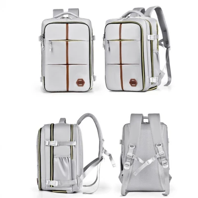 eCa PL180 Elegantní cestovní batoh / kabinové zavazadlo, 25 l, 42 x 28 x 21 cm, šedá