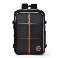 eCa PL179 Elegantní cestovní batoh / kabinové zavazadlo, 25 l, 42 x 28 x 21 cm, černá