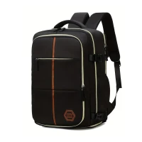 eCa PL179 Elegantní cestovní batoh / kabinové zavazadlo, 25 l, 42 x 28 x 21 cm, černá