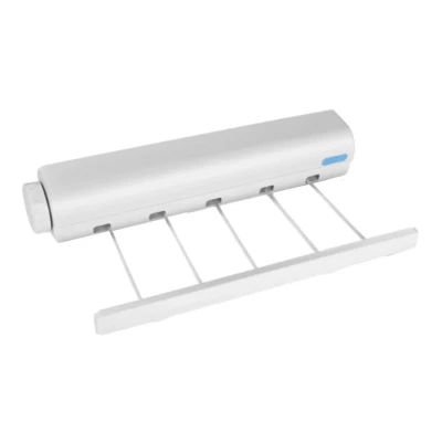 Pronett XJ5926 Samonavíjecí sušák na prádlo, 5 lanek, bílý