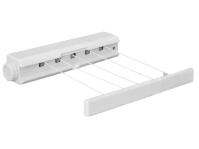 Pronett XJ5926 Samonavíjecí sušák na prádlo, 5 lanek, bílý