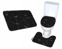 Pronett XJ5675 Koupelnová sada 3dílná, design černého mramoru