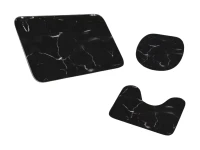 Pronett XJ5675 Koupelnová sada 3dílná, design černého mramoru