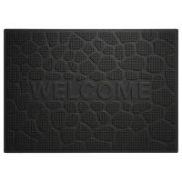 Pronett XJ5673 Venkovní gumová rohožka 40 x 60 cm, černá