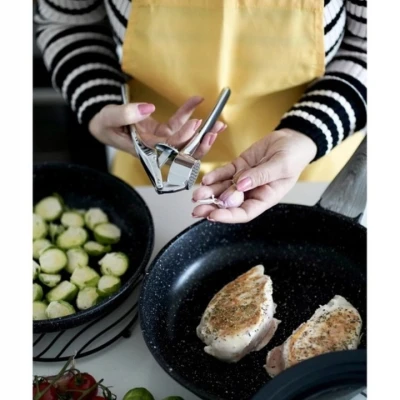 Pronett XJ5666 Lis na cesnak 15,5 cm, strieborný