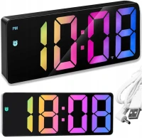 Pronett XJ5828 Multifunkčné hodiny s budíkom a teplomerom, čierne