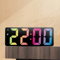 Pronett XJ5828 Multifunkčné hodiny s budíkom a teplomerom, čierne