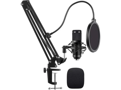 Verk 27599 Profesionální studiový mikrofon s držákem, USB, BM800 2.0M