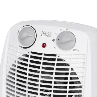 Teesa TSA8059 Teplovzdušný ventilátor 800/1200/2000 W, bílý