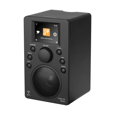 Kruger&Matz KM0818.1 Prenosné internetové rádio, Wi-Fi, Bluetooth, FM, čierne